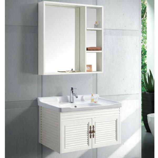 Buy Modern Alunimun Bathroom Vanity/ all aluminum bathroom cabinet/Mirror Cabinet /DB-8109B 800X460mm at wholesale prices