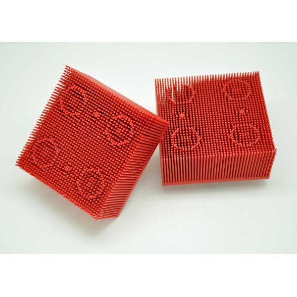 Red Nylon Bristle Round Foot Especially Suitable For Lectra Cutter 702583 / Cutting Machine Parts