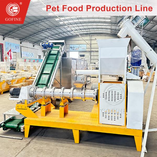 Buy Multifunctional Dog Food Extruder Pet Food Production Line at wholesale prices