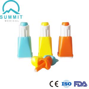 Safety Engineered Adjustable Depth Lancet Needle 3 Depth Settings