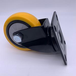 125 mm PU Caster with 360 Degree Top Plate