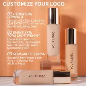 Lightweight Full Coverage Foundation Private Label Natural Makeup Foundation
