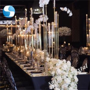 wholesale floor standing metal candle holders for event decor