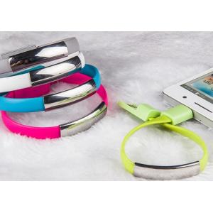 2017 new arrival wristband usb cable for iphone samsung