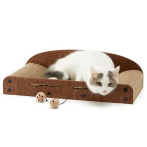 Cat Scratcher Cardboard Lounge Bed, Durable Cat Scratcher Extra Large Lounger