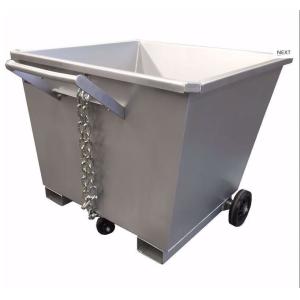 Lightweight Tipping Bins Forklift Attachment Quick Tip Bins