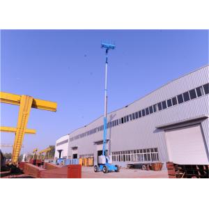 Articulating Small Boom Lift , Upright Boom Lift Tilt Protection Mechanism Multipurpose
