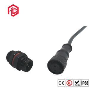 Electrical Lighting IP68 M12 Metal Panel Mount Connector