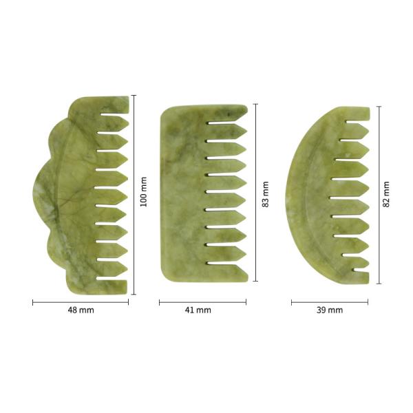 Head massage tool Jade Gua Sha Comb