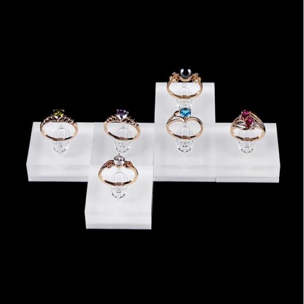 Buy Square Shaped Acrylic Plastic Display Risers Eco Friendly Materials ISO9001 at wholesale prices