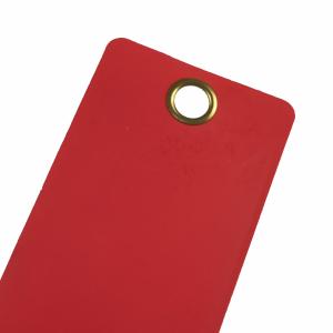 Long Lasting and High Durability Plastic Safety Tag with Custom Design