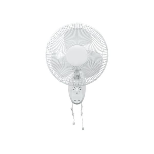 12" Three Speed Oscillation Electric Wall Fan For Home / Office / Kitchen