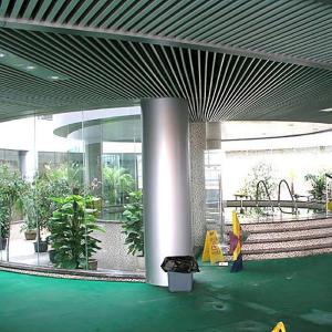 Quality Soundproof A Screen Aluminum Metal Ceiling 21x3000mm Powder Coating for sale