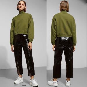 Buy cheap New Fashion Fall Clothing Turtle Neck Zipper Sweatshirt Women from wholesalers