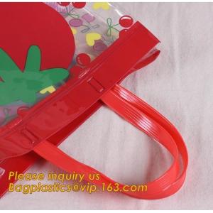 Factory price gift and shopping bags with handles customized pvc bag,Custom