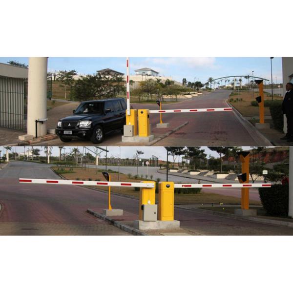 High Speed Vehicle Control Automatic Barrier Gate Toll System With Motor Cooling Fan