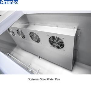 SS304 Glass Door Refrigerator Freezer