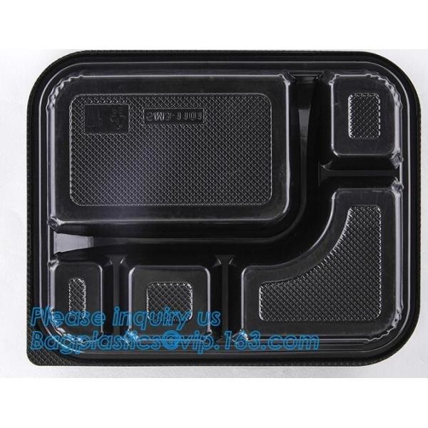 Buy clear blister clamshell plastic raspberry containers,lunch box 4 compartment PP Blister pack Food Containers Disposable at wholesale prices