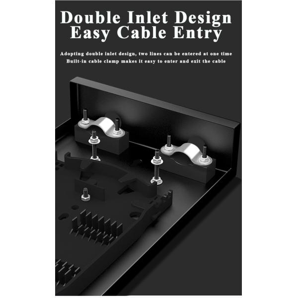 Rongbang Fiber Optic Terminal Box FC 4 Ports 4 Cores Rack Mount Single Mode Full Loaded