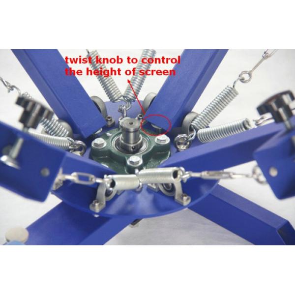 Manual 4 Color Screen Printing Press