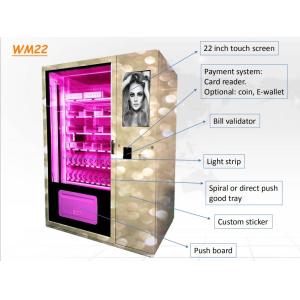 Large Capacity Eyelash Cosmetics Vending Machine Beauty With Advertising Screen
