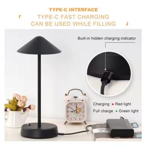 Three Tone Light LED Desktop Lamp With Usb Rechargeable Lithium Ion Battery