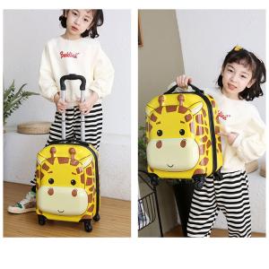 China Sturdy Zippered Small Childs Suitcase , Practical Childrens Pull Along Luggage on sale