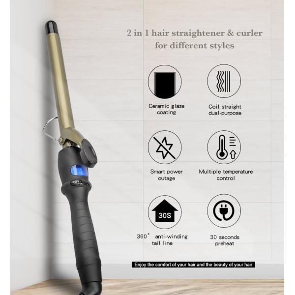 Professional Salon Spiral Curling Iron Ceramic Electric Hair Curler 55 - 75W