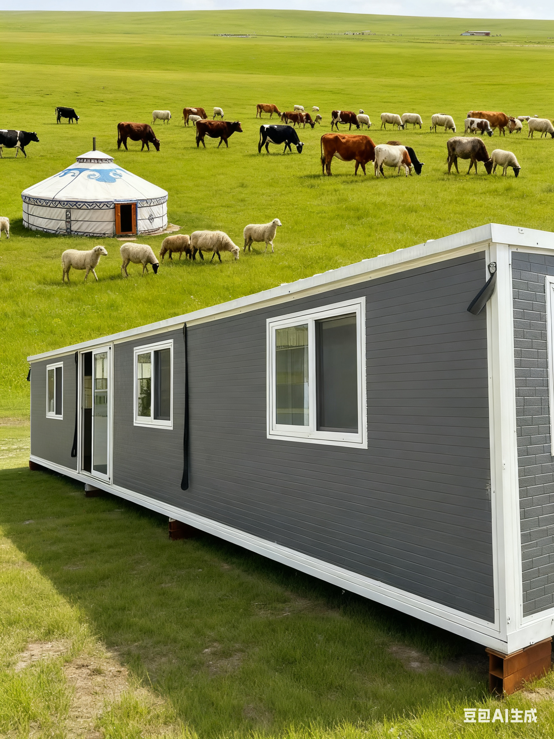 Easy Installation 40ft Expandable Container Home with 72 Square Meters Large