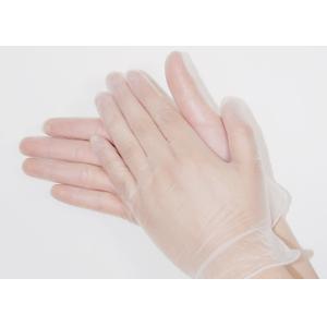 China Clear Vinyl Non Sterile Gloves Latex Examination Industrial Unsterile on sale