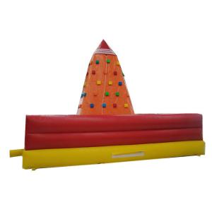 Challenging Inflatable Climbing Tower , Amusement Park Inflatable Climbing Wall