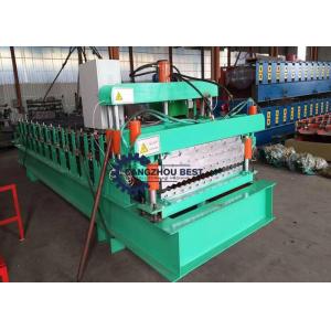 Fast Metal Roofing Sheet Roll Forming Machine For Corrugated Steel Tile