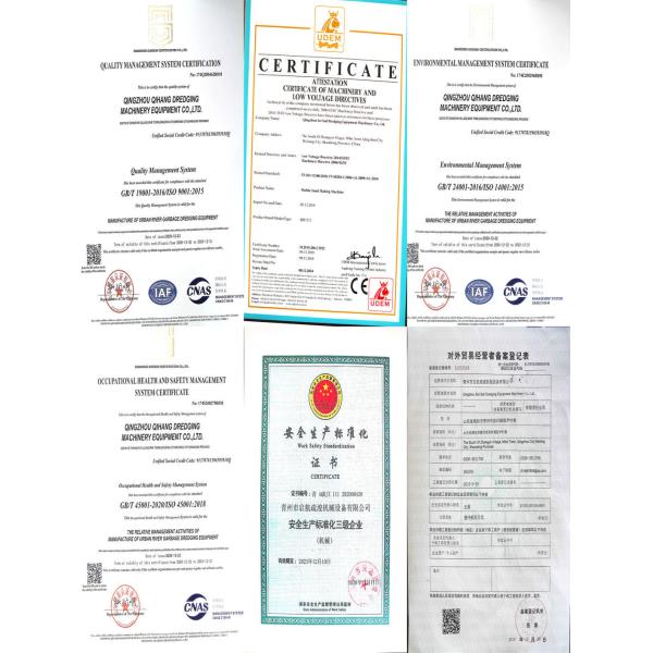 Diesle Engine Power Hydraulic Control Cutter Suction Sand Dredging Machine