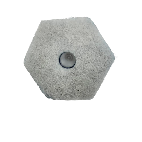 Disposable toilet brush replacement heads, large quantities, with built-in