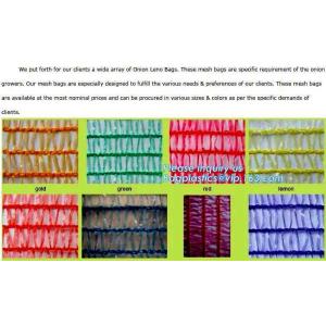 Plastic PE raschel mesh net bags for potato onion,potato bags raschel mesh bags