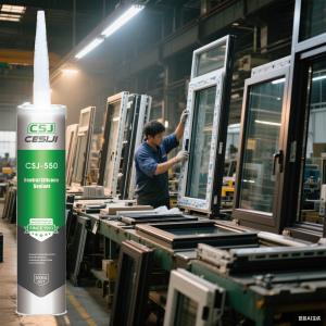 Neutral Cure Silicone Sealant Bonds Glass / Ceramics / Aluminum Plastic Panels