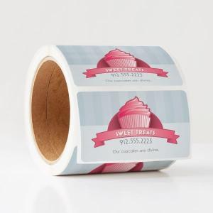 Custom Self Adhesive Sticker Printing Round Circular Food Label Sticker