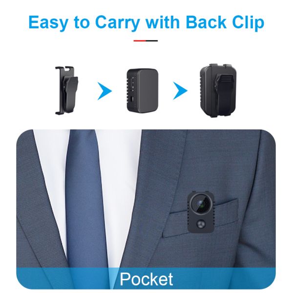 Mini Recording Camera M29 – 1080P HD Body Camera with Motion Detection, PIR Sensor, Long Battery Life – No WiFi Required