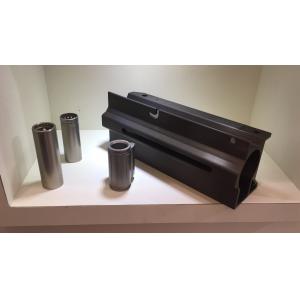 Matt Black Anodized Aluminium Industrial Profile / Aluminum Heat Sink