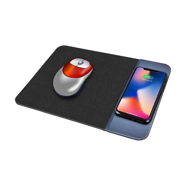 Wireless Charger QI Wireless Charging Mouse Pad for Galaxy S9 S10,iPhone 8,X,XS