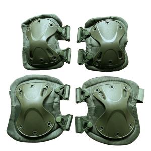 Adjustable Straps Green Foam Impact Knee Brace for Motorcycle Knee Pads One Size