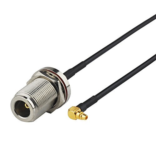 Low Loss Shield Thin RF Coaxial Cable for Antenna 150MM Length 50ohm Impedance