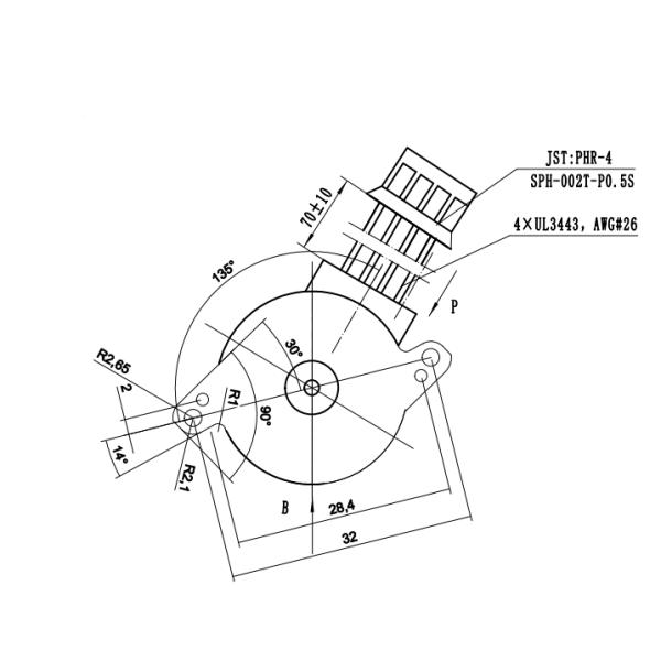 Metal Micro Geared Stepper Motor 4 Phase 7.5 Degree 24V 25MM For Medical Equipment