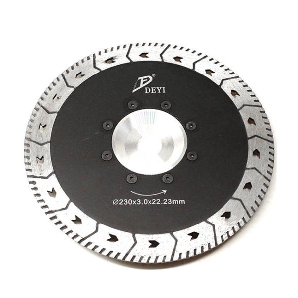 Buy 3mm 5/8-11" Flange Porcelain Grinder Blade For Granite 230mm at wholesale prices