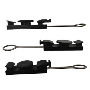 FTTX FTTH Nylon and Steel ABS Plastic Open Hook Fiber Drop Cable Clamp for Fiber