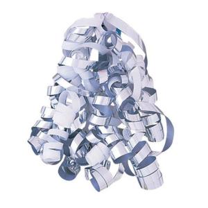 1 / 4 Inch X 36 inches * 6 - Count curled ribbon bow , Silver Gold curling