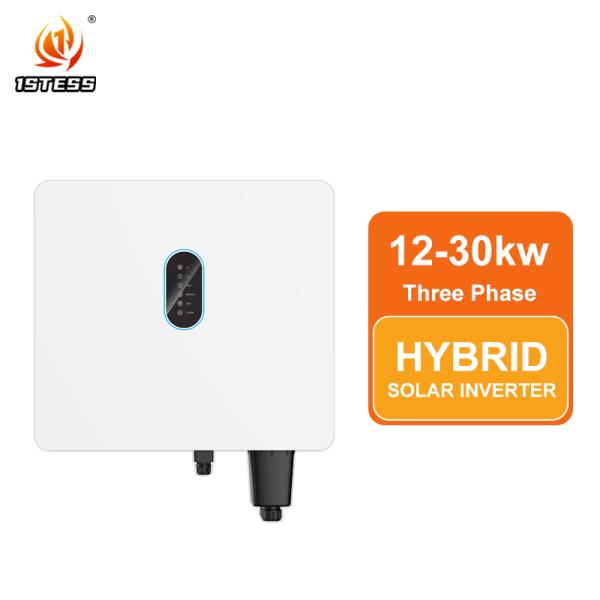 Three Phase Hybrid Solar Inverter Pure Sine Wave IP66 120V-800V 12kw 15kw 20kw