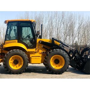 Q235A Shanmon 388 4.8L Yuchai Power Backhoe Four Wheel Loader 7000 Times