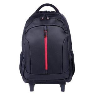 China Washable Sky Travel Trolley Bags Drawstring Polyester Backpack With Wheels on sale