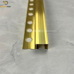 Tile Skirting With Chrome Trim Floor Tile Corner Trim Square Tile Trim Gold Corners